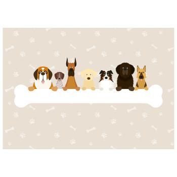 Hunde Party Platzsets - ECO Friendly